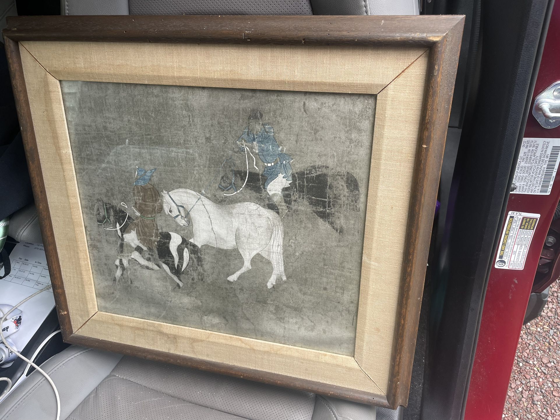 oriental framed print 