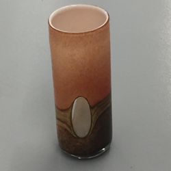 *Orange Accent Vase - Glass*