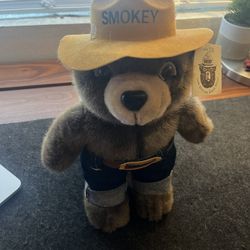 Vintage Smokey Bear Plush Brand New