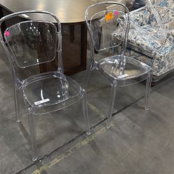Entreat Dining Side Chair Clear - Modwa y: Polycarbonate, Spot/Wipe Clean, No