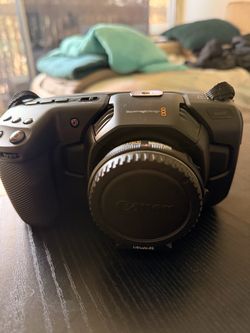 Blackmagic Pocket Cinema Camera 4K (BMPCC4K) + EF Mount Adapter