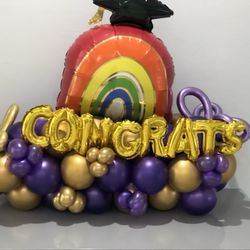 Balloons Bouquet Graduation For Cars Toppers / Bouquet De Globos Graduación Personalizado 