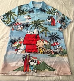 Snoopy and Charlie Brown "Beach Vibes" Hawaiian Shirt