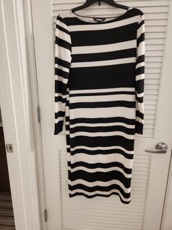 Long Sleeve Striped Dress