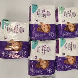 I Have 8 New Packs of Diapers - Sizes 5 & 6 - Cheap!