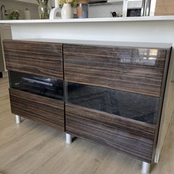 IKEA MEDIA CONSOLE STORAGE