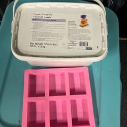 Soap Making Supplies (Soap + Silicone Mold)