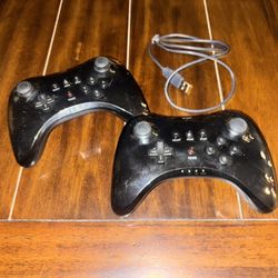 Wii U Pro Controllers