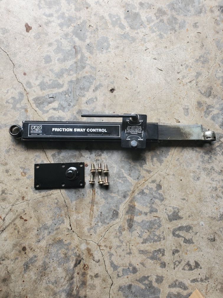 Pro Series friction sway control.