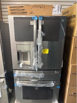 GE Profile™ ENERGY STAR® 27.9 Cu. Ft. Smart Fingerprint Resistant 4-Door French-Door Refrigerator with Door In Door
