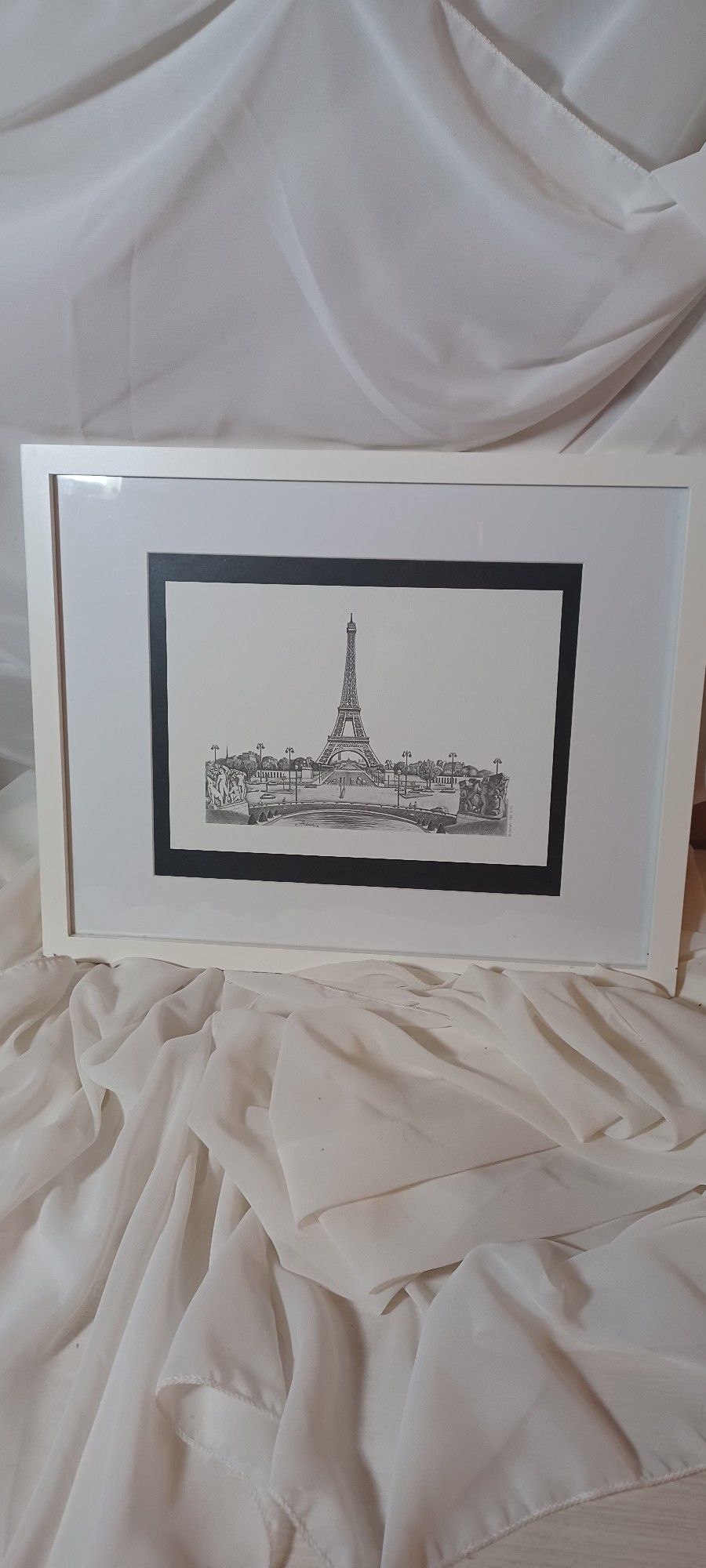 Framed Eiffel Tower Picture