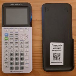TI 83 Premium CE (France model) with connection cable
