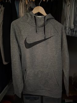 Nike Swoosh Pullover Hoodie Gray