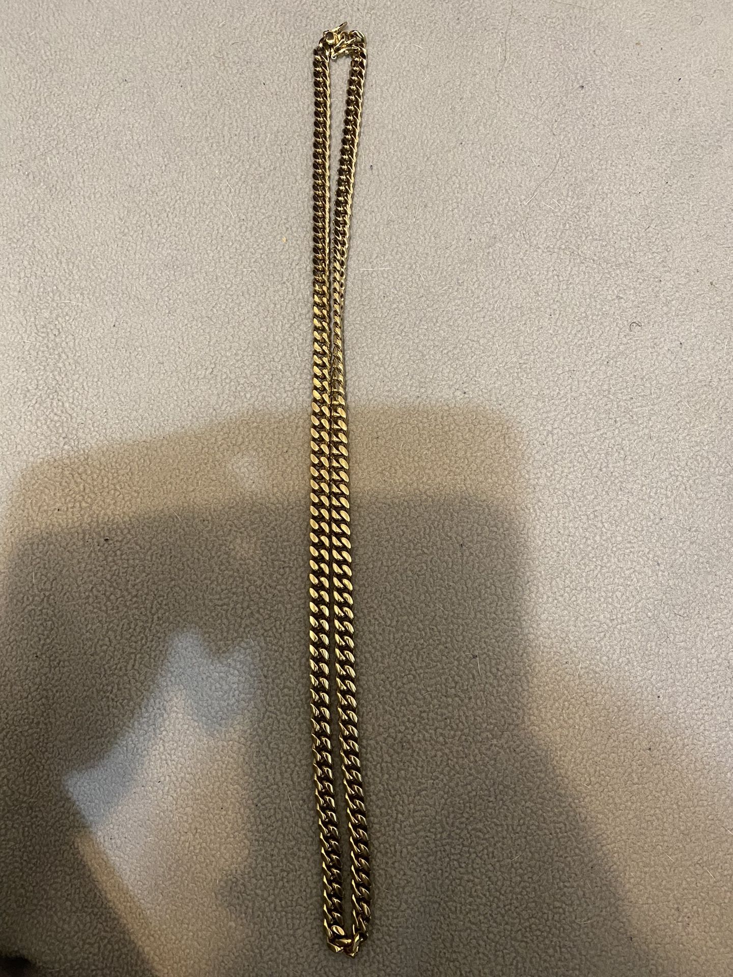 Gold Plated Cuban Chain 60$