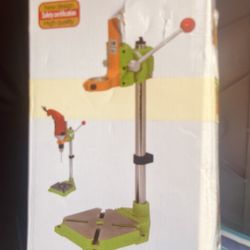 High Precision Electric Power Drill Press Stand Table 0-90 Degree Rotating Frame