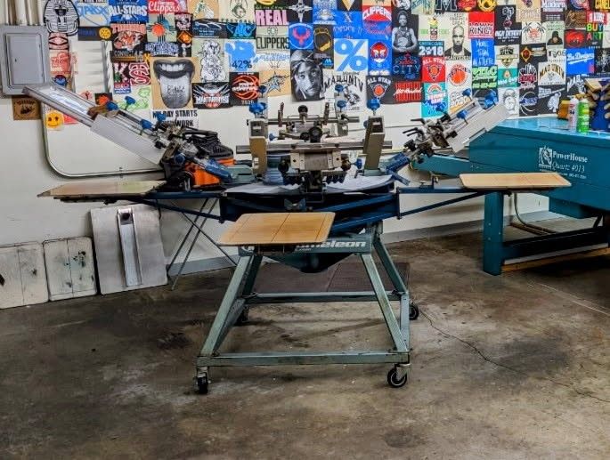 Commercial Screen Printing Press