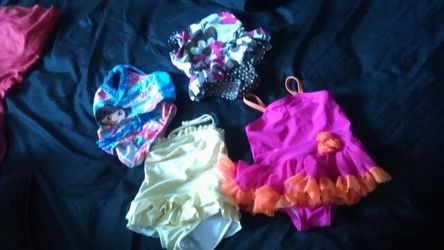 Girl bathing suit