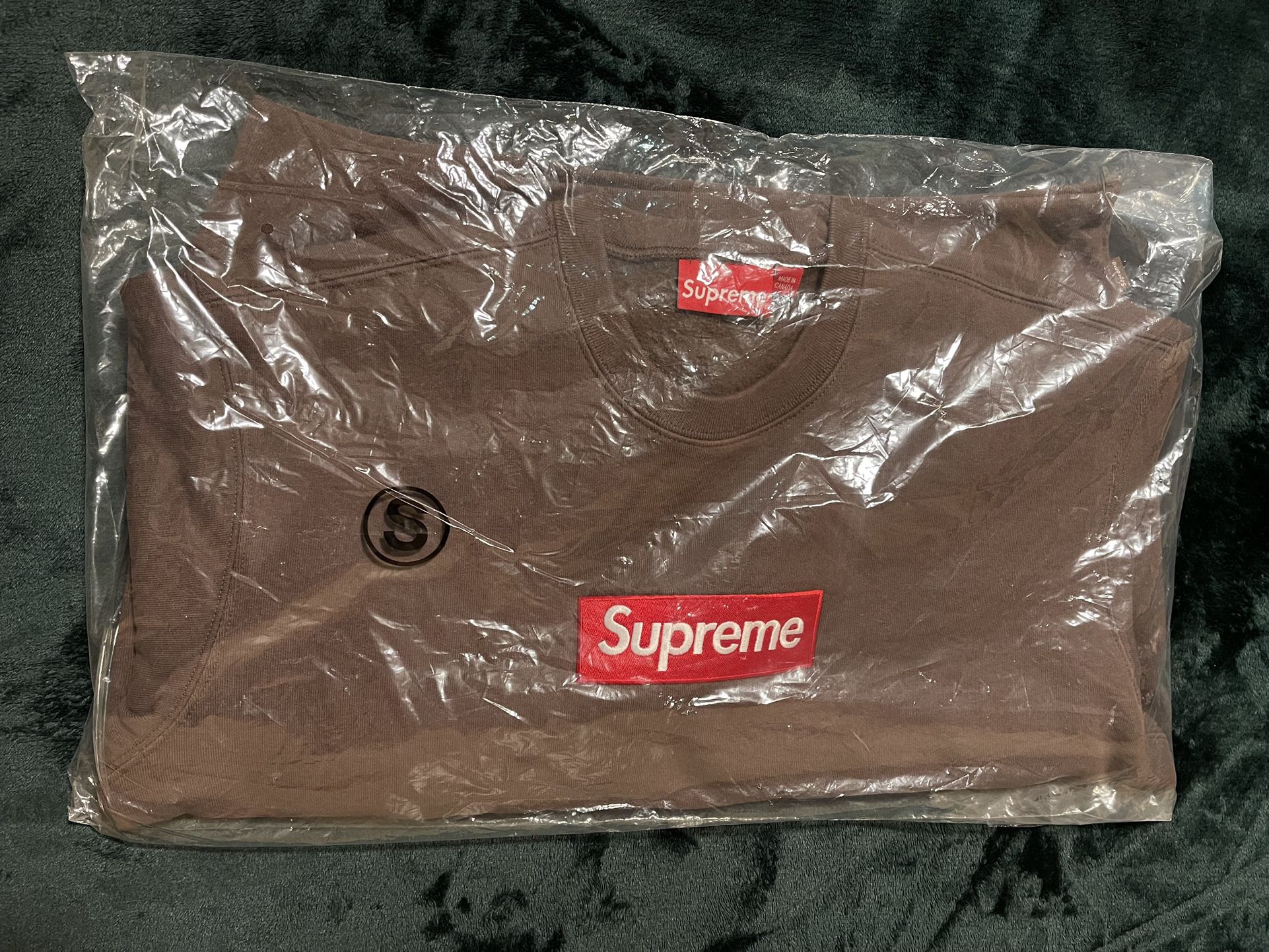 Supreme Box Logo Crewneck Brown for Sale in New York, NY - OfferUp