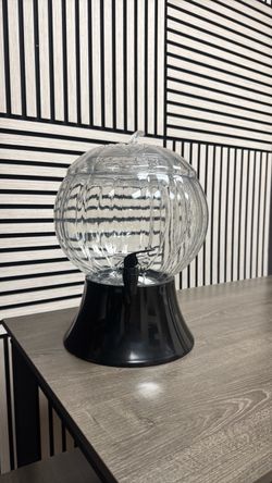 New Pumpkin Beverage Dispenser with Black Base