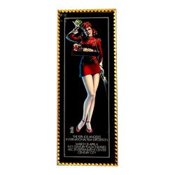 JOHN ALVIN THE 1976 LOS ANGELES INTERNATIONAL FILM EXPOSITION LARGE POSTER FRAMED