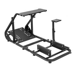 Marada Reinforced Stabilizing Racing Steering Wheel Cockpit Fit for Fanatec, for PXN, for Thrustmaster, for Logitech Device Adjustable Driving Simulat