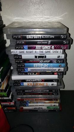 PS3 games most of it 20$ each