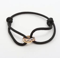 Trinity Bracelet 18k Gold Plated Finish Adjustable Size