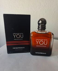 STRONGER WITH YOU ABSOLUTELY EAU DE PARFUM 3.4OZ/100ML,  NEW IN BOX
