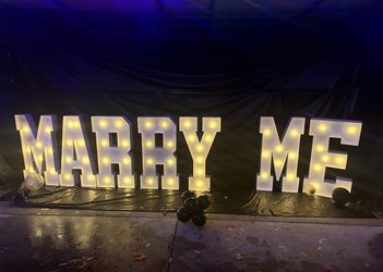 Marry Me Sign