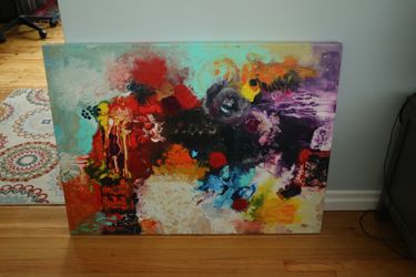 Fluid painting 30x40 size . Beautiful art ** price reduced**