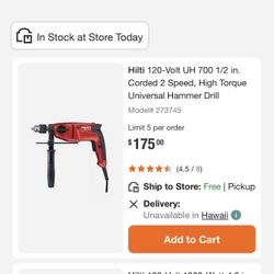 Hilty UH700 Hammer Drill