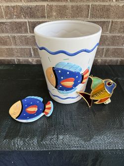 Fish themed bath items