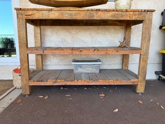 Reclaimed Wood Indoor / Outdoor Bar Table
