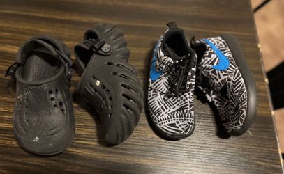 Toddler Boy  Crocs And Nikes Size 9C