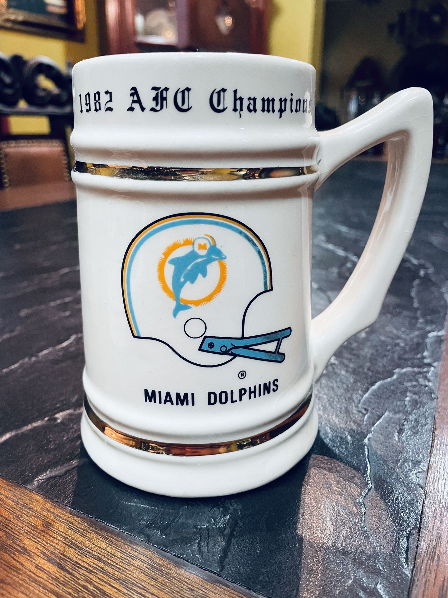 Miami Dolphins mugs $45.00 EACH, CASH TEXT FOR PRICES. 