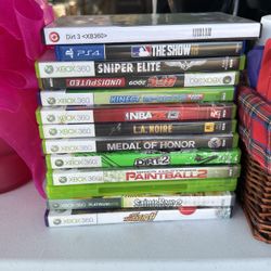 All For $60 Xbox 360 And 1 PS4 Games