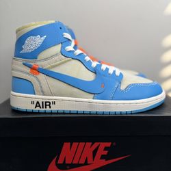 Air Jordan 1 High X Off-White “University Blue” Size: 10M (OG Everything)