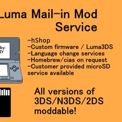 3DS MODING SERVICE (READ DESCRIPTION)