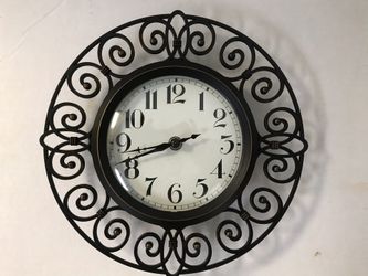Flower clock 9.5” diameter