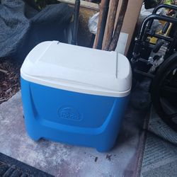 Like New Med Sz Cooler On Wheels 12 Firm