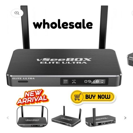 VSEEBOX V3PLUS VSEE BOX ELITE ULTRA SUPER TV BOX NEW ARRIVAL 2025 WHOLESALE DIRECT SUPERBOX SUPER BOX 1 YEAR WARRANTY !!!!