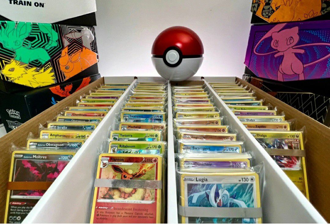 Pokémon Bulk Lot 1,100+  Pokemon Cards. 1,000 Common and Uncommons, 100+  Rares/Holos/Foils