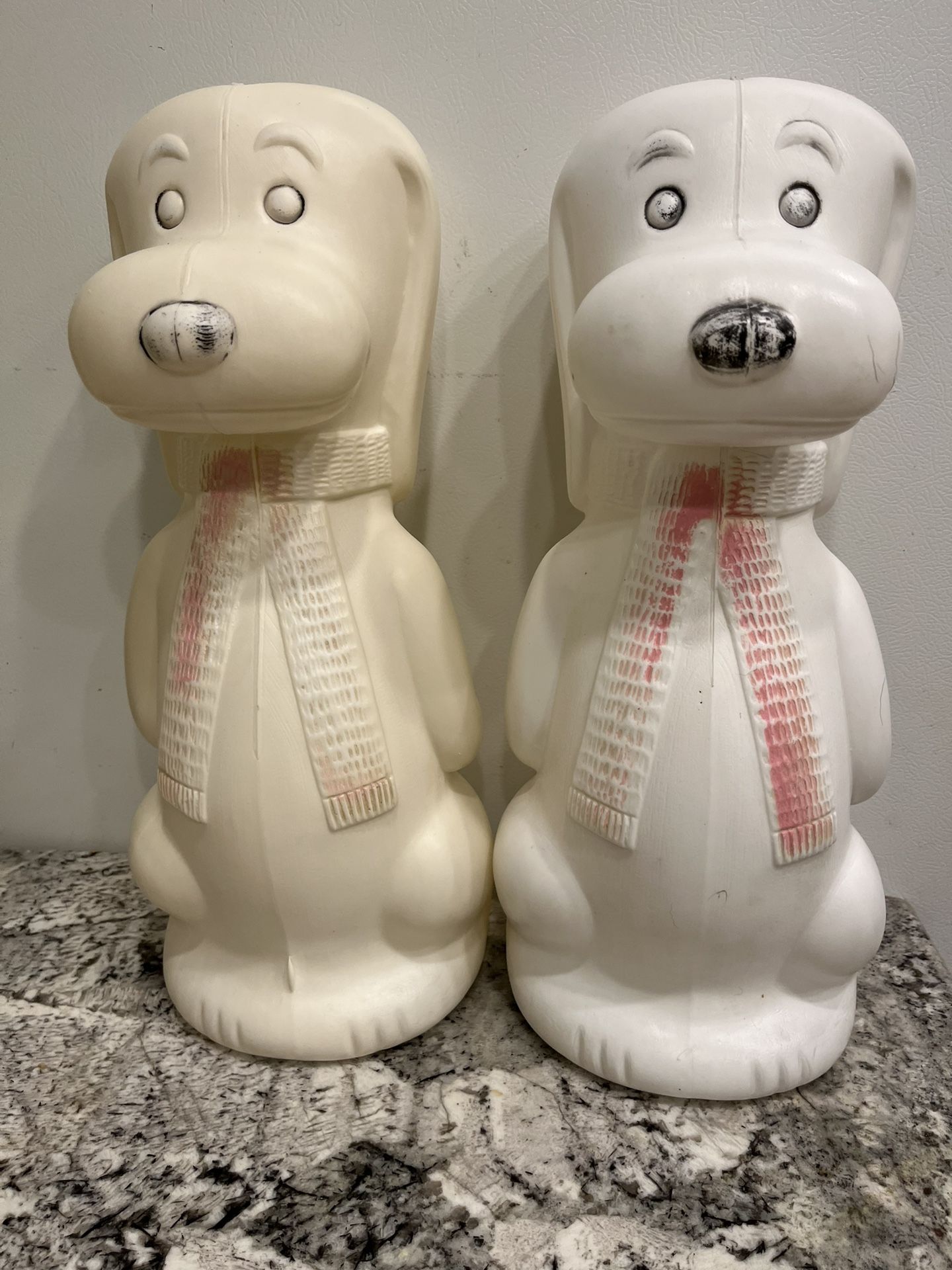 Vintage Snoopy Blow Mold Banks