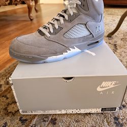 Jordan 5 wolf grey size 14