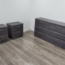 New Dresser And Nightstands  - Nueva Cómoda Y Mesitas De Noche 