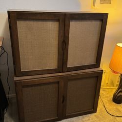 Mid-Century Modern Cabinet Set 