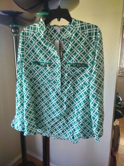 Teal Blouse