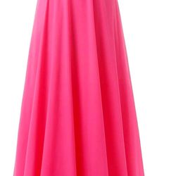 Hot pink dress
