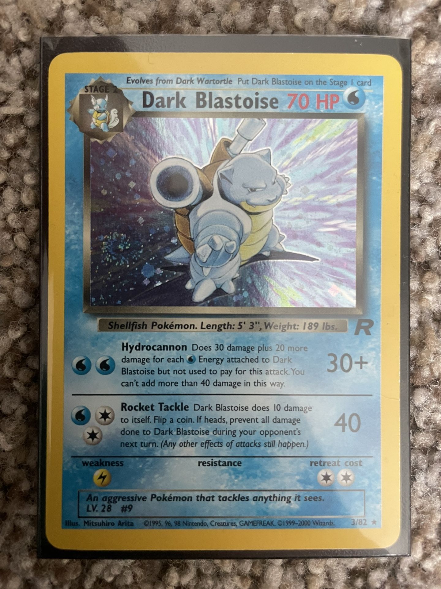 3/82 Holo Dark Blastoise