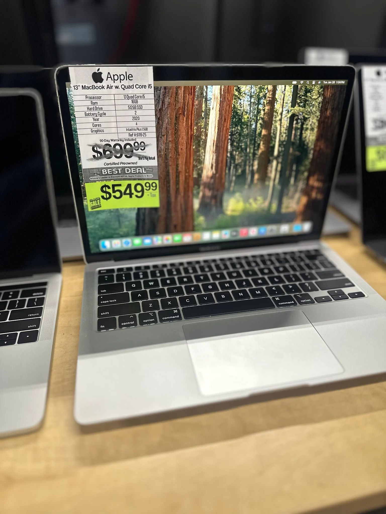 13 Macbook Air Retina i5 16GB RAM 512SSD 2020